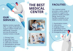 Cartoon Illustrated Information about Medical Center