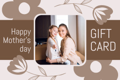 Offer on Mother's Day with Stylish Mom and Daughter