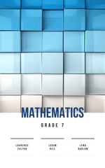Mathematics Lessons Cubes in Blue Gradient Color