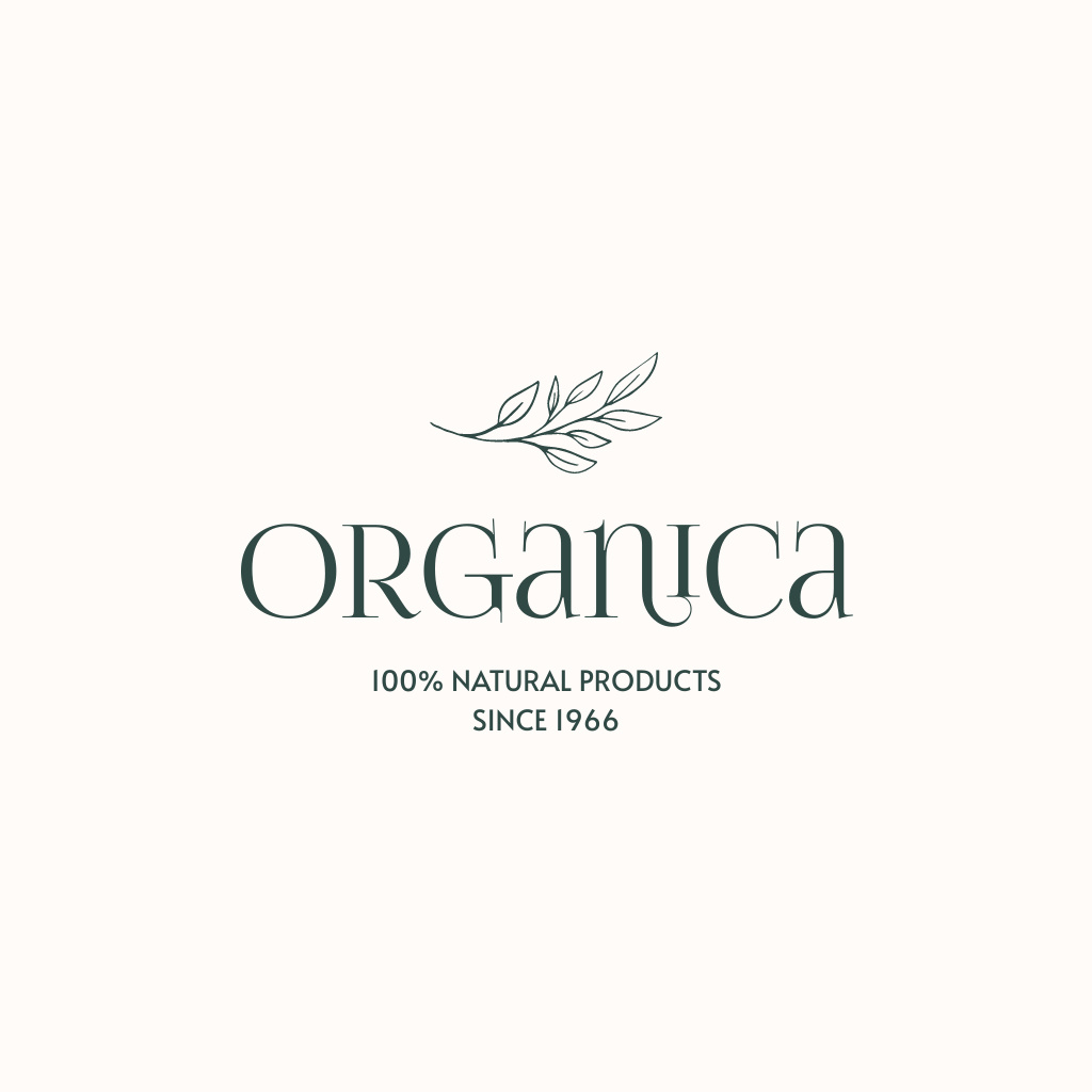 Organica,natural products logo design Logo Design Template