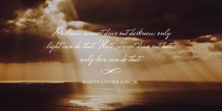 Modèle de visuel citation de martin luther king day - Image