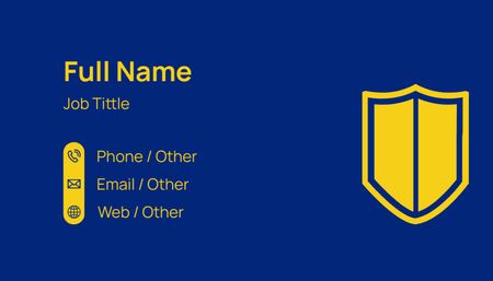 Plantilla de diseño de Información breve de identidad del miembro del equipo de la empresa Business Card US 