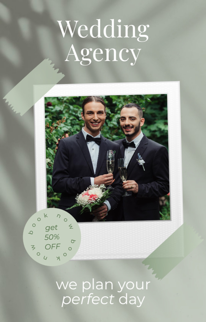 Discount on Wedding Planner Services IGTV Cover Πρότυπο σχεδίασης