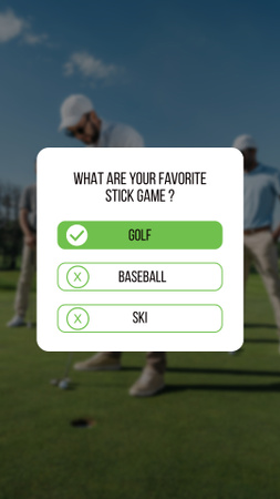 what are your favorite stick game Instagram Story Design Template