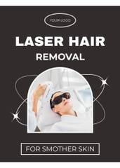Lazer Hair Removal Services with Woman in Glasses