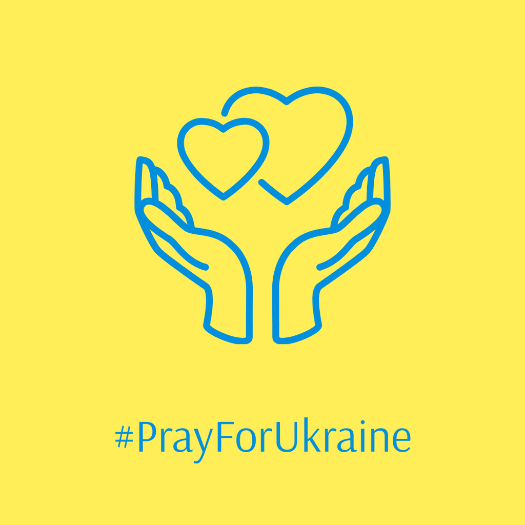 Alarming Understanding of the Conflict in Ukraine Instagram – шаблон для дизайна
