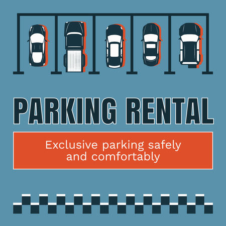 Platilla de diseño Exclusive Parking Offer for Vehicles Instagram
