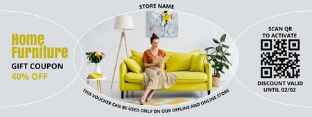Original Furniture Discount Coupon – шаблон для дизайну