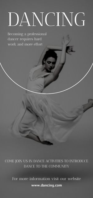 Passionate Professional Dancer Flyer DIN Large – шаблон для дизайну