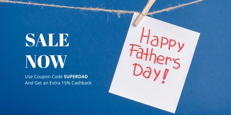 Happy Father's Day Big Sale Twitter Design Template