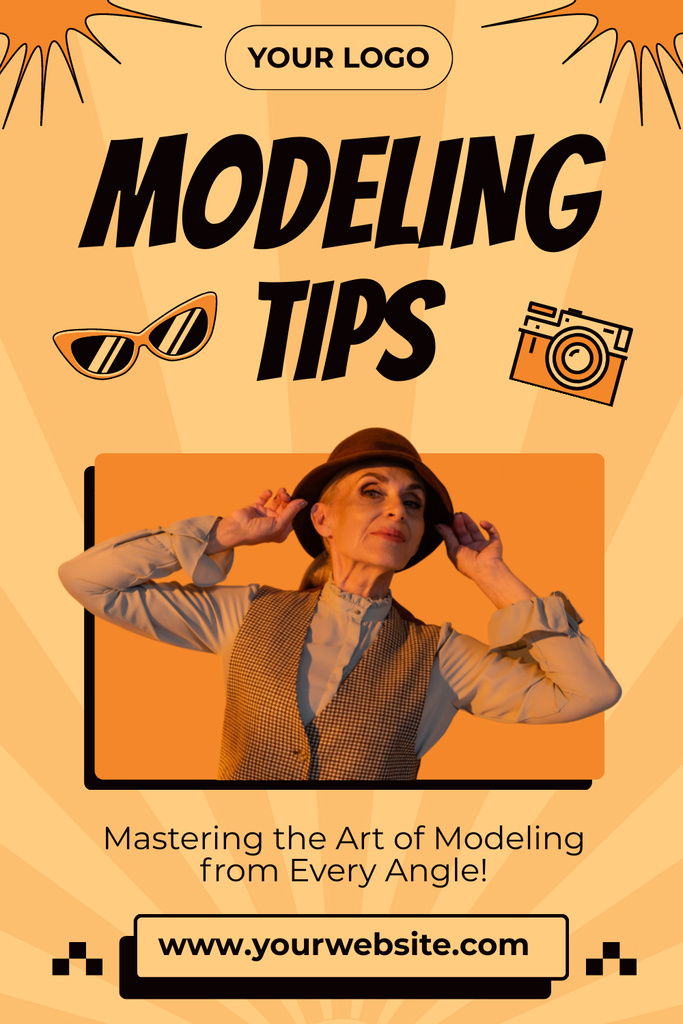 Modèle de visuel Modeling Tips with Cute Mature Woman - Pinterest