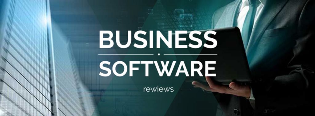 Business software Reviews Facebook coverデザインテンプレート