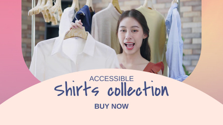 Elegant Shirts Collection Promotion Full HD video – шаблон для дизайна