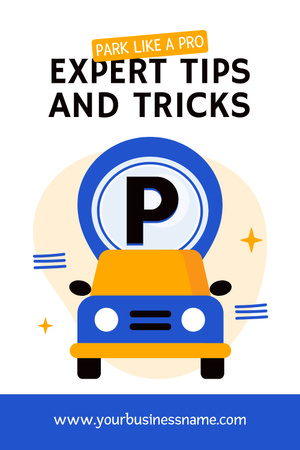 Designvorlage Tipps und Tricks für erfolgreiches Parken vom Experten für Pinterest