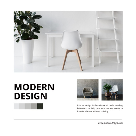 Modern Collection of Stylish Furniture Instagram Design Template