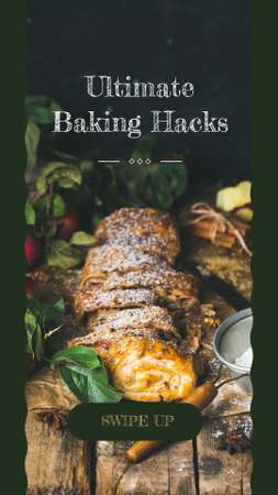Baking Tips Ad Instagram Story Design Template