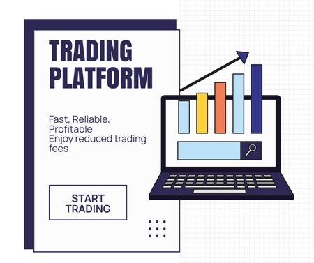 Start Trading on Fast and Profitable Platform Facebook Šablona návrhu