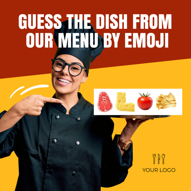 Guess the Dish Game Instagram tervezősablon