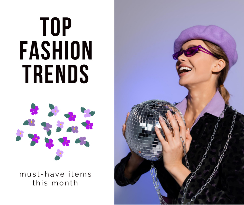 Top Fashion Trends Facebook Modelo de Design