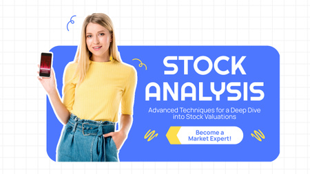 Platilla de diseño Expert Stock Trading Analysis Techniques Youtube Thumbnail