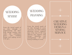 Wedding Agency Service with Happy Groom and Bride