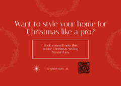 Christmas Holiday Styling Masterclass Ad