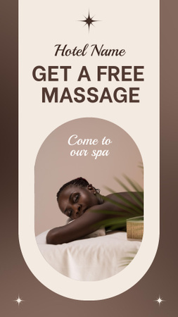 Massage Services Offer TikTok Video Šablona návrhu