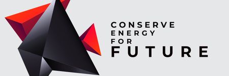 Plantilla de diseño de Concept of Conserve energy for future  Twitter 