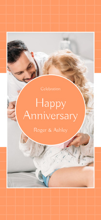 Happy Anniversary Special Greetings Snapchat Geofilter Design Template