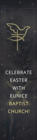 Modèle de visuel Easter Celebration in Baptist Church - Skyscraper