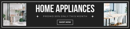 Home Appliances Sale Grey Ebay Store Billboard Design Template