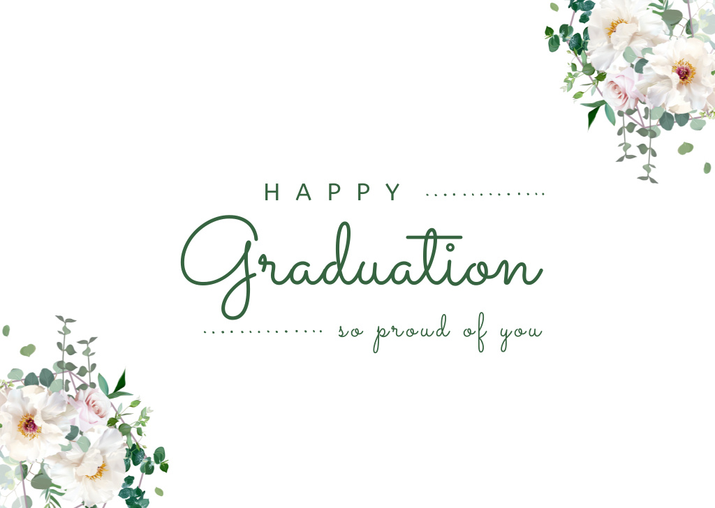 Graduation Greeting Card Card – шаблон для дизайну