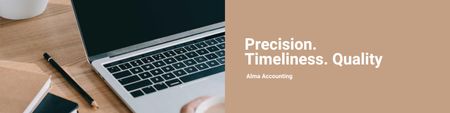 Szablon projektu Accounting Services for Business LinkedIn Cover