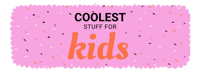 Modèle de visuel Kids' Stuff ad - Facebook cover