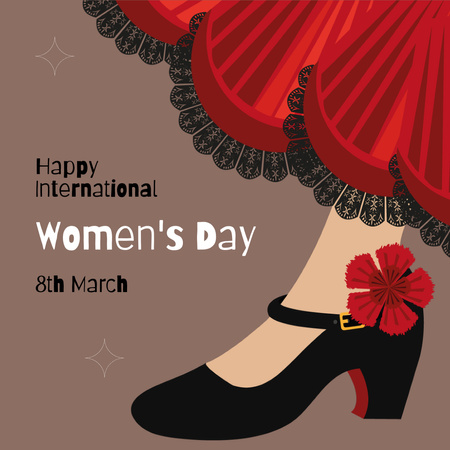 Platilla de diseño International Women's Day Greeting Instagram