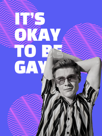 Awareness of Tolerance to LGBT Poster US Design Template