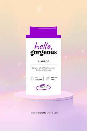 Szablon projektu Skincare Ad with Cosmetic Cream Pinterest