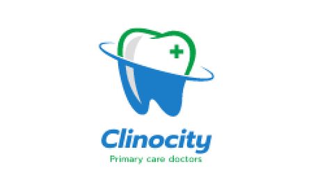 Plantilla de diseño de Dentist Services Offer Business card 