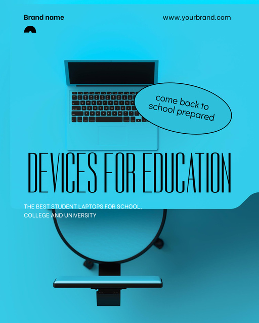 Devices for Education Poster 16x20in Design Template