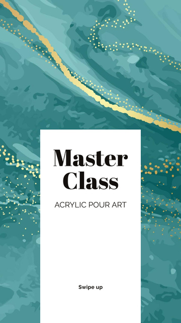 Art Master Class Announcement Instagram Story Design Template