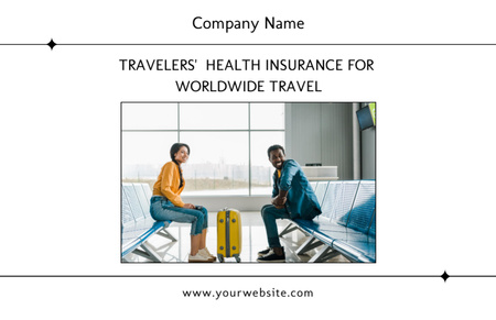 International Insurance Company Traveling Flyer 5.5x8.5in Horizontal Design Template