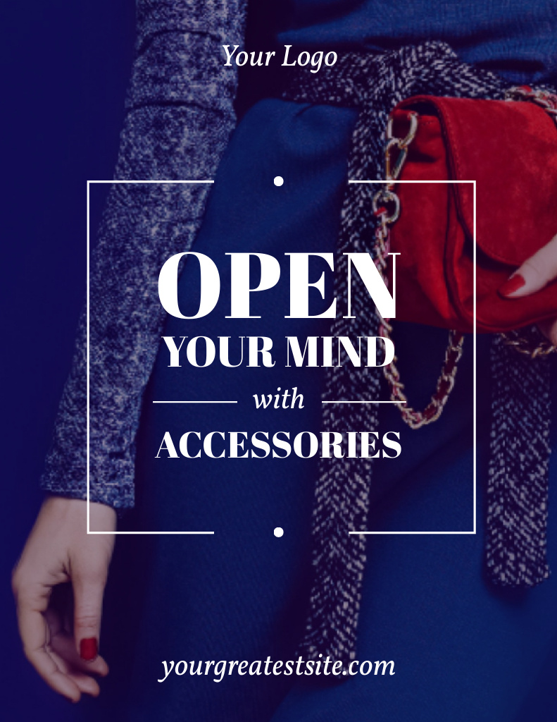 Quote about Accessories Flyer 8.5x11inデザインテンプレート