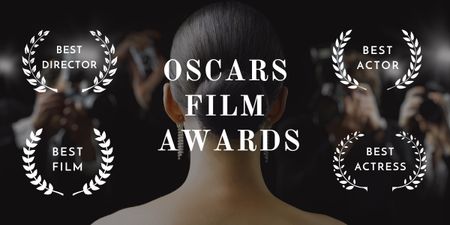 Modèle de visuel Film Academy Awards avec les principales nominations - Image