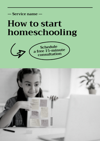 Home Education Ad Flayer Modelo de Design