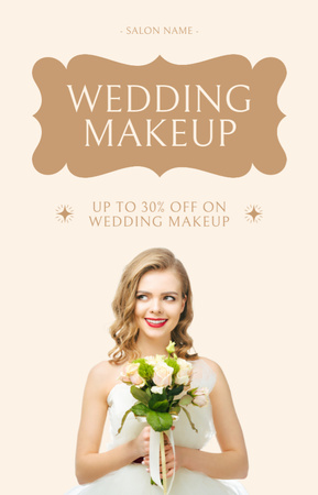 Modèle de visuel Promotion de maquillage de mariage - IGTV Cover