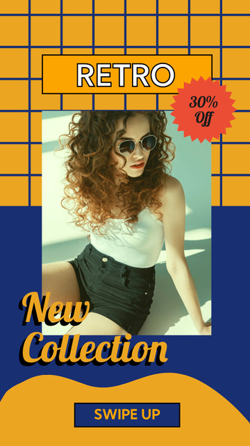 Summer Clothing Collection Instagram Story Šablona návrhu