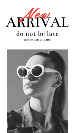 Designvorlage New Sunglasses Collection für Instagram Story