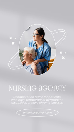 Plantilla de diseño de Nursing Services Offer Instagram Story 