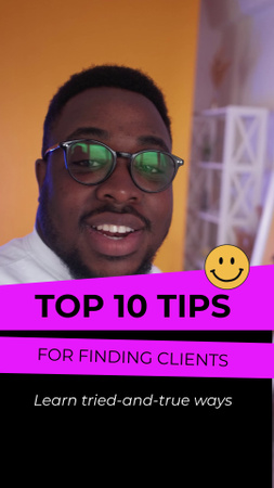 Tried And Tested Tips For Finding Customers TikTok Video Design Template