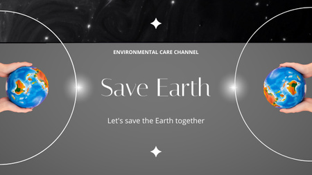 Szablon projektu świadomość opieki nad planetą Youtube Thumbnail